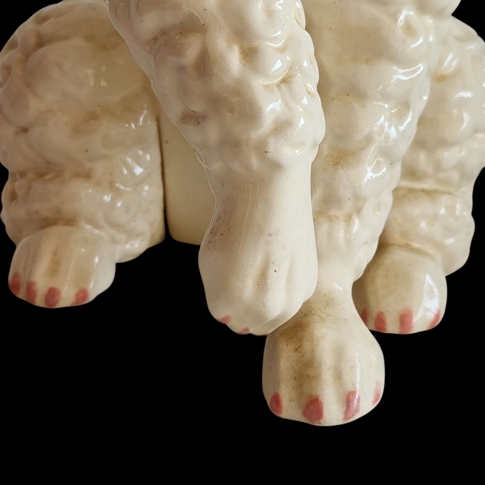Vintage Curly Poodle Statue 1971 MCM Hollywood Regency - Picture 6 of 14